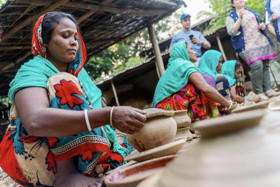 EB visit - Cox's Bazar Handicrafts