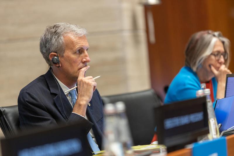 Mr. Philip Ward, Secretary to the Executive Board. Photo: WFP/Massimo Tartaglia