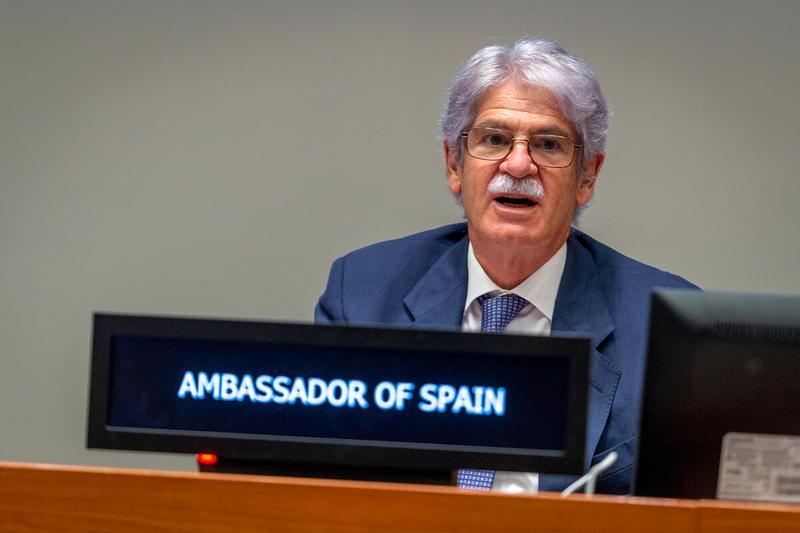 Intervention by H.E. Mr. Alfonso María Dastis Quecedo, Ambassador and Permanent Representative of Spain."Group of Friends of the United Nations Humanitarian Response Depot" side event on the margins of the Annual Session of the Executive Board 2022. Photo: WFP/Giulio d'Adamo
