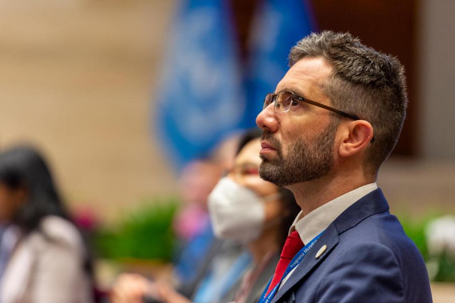 General view of the "Country Capacity Strengthening" Side event on the margins of the Second Regular Session of the Executive Board (EB.2/2022).